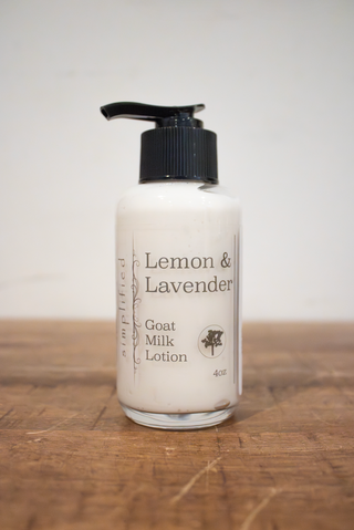 4 oz Lemon & Lavender Goat Milk Lotion