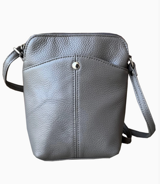 Gray Mini Crossbody Purse