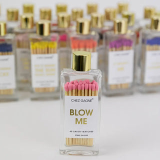 Blow Me Glass Bottle Matches